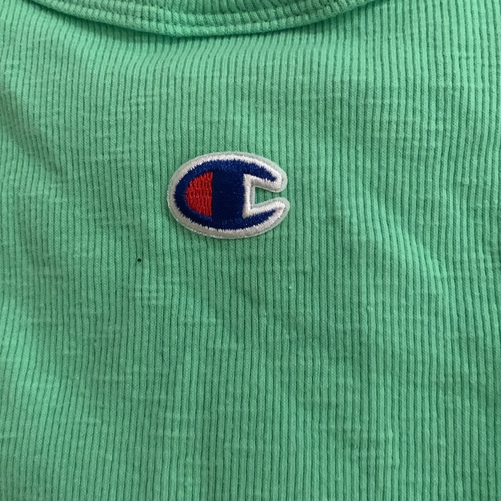champion bright green women’s tank top size small - Picture 3 of 5
